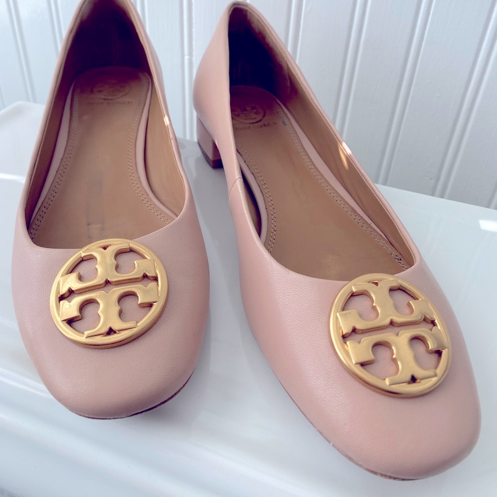 Tory Burch Chelsea Napa Leather Ballet Flat, Size 8